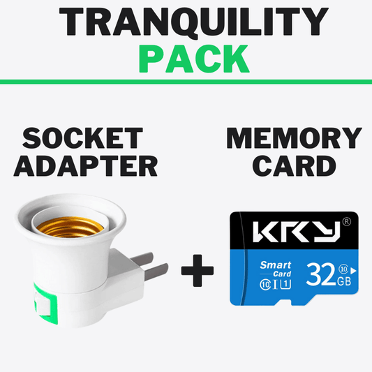 Tranquility pack - Socket Adapter + Memory Card
